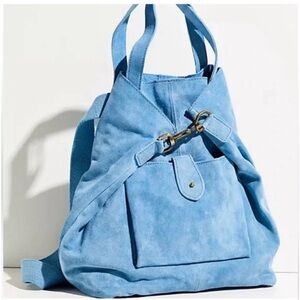 Free People Cambridge Convertible bag suede backpack